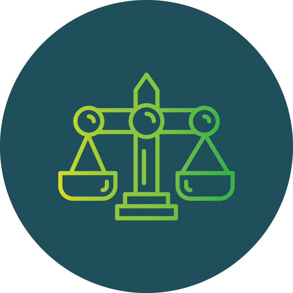 Injustice Creative Icon Design vector