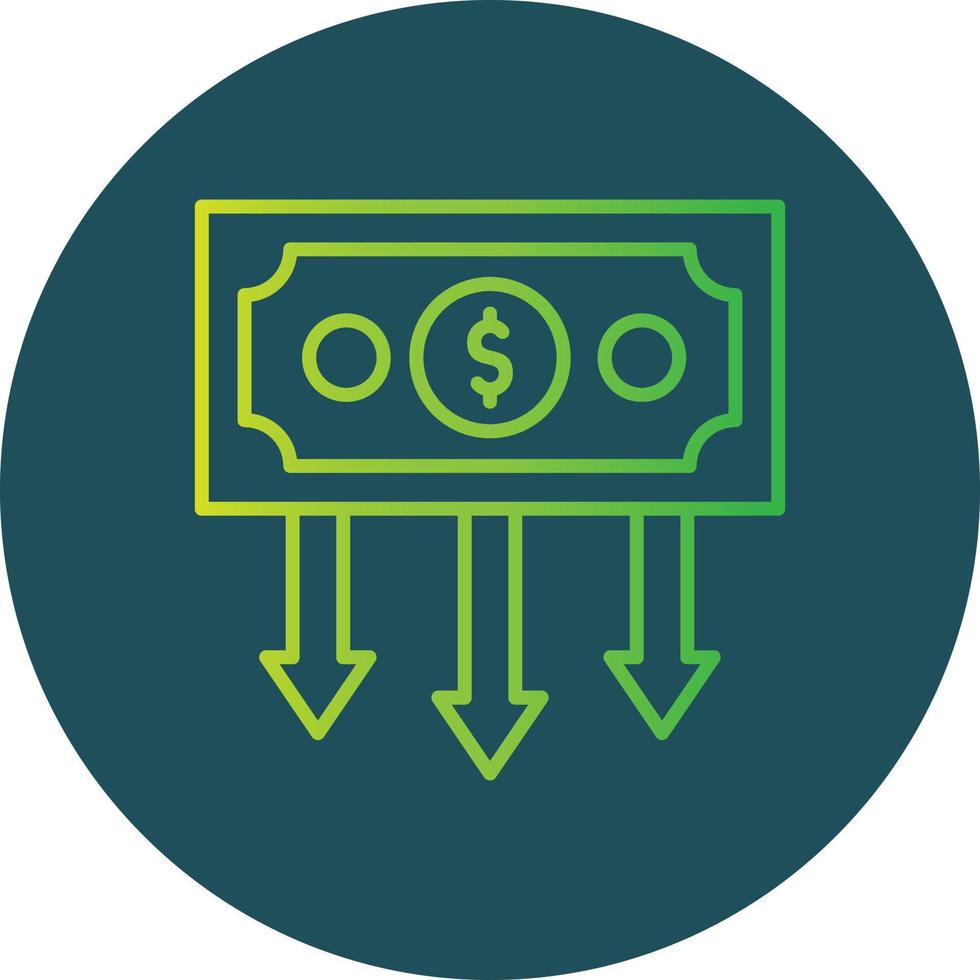 Inflation Creative Icon Design vector