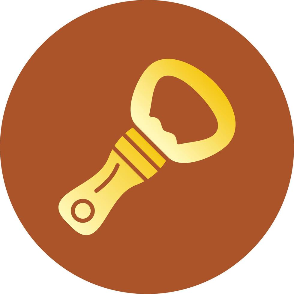 Bottle Opener Creative Icon Design vector