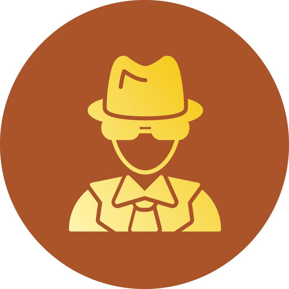 diseño de icono creativo detective vector