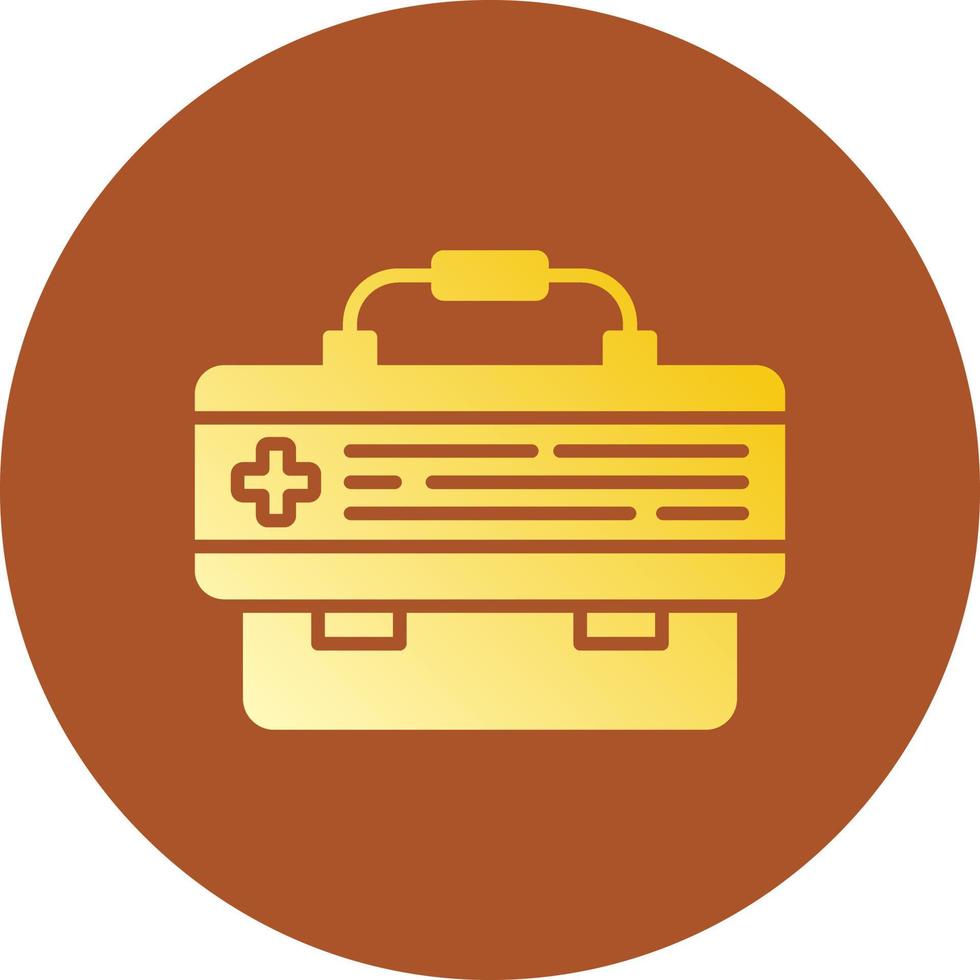 First Aid Kit Creative Icon Design vector