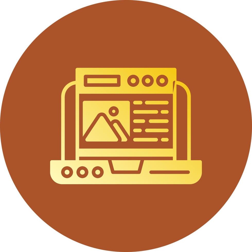 Content Creative Icon Design vector
