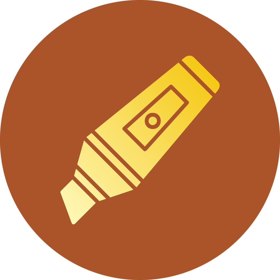 Highlighter Creative Icon Design vector