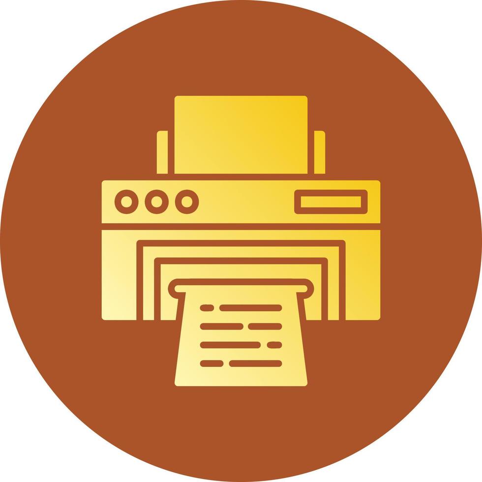 Printer Creative Icon Design vector