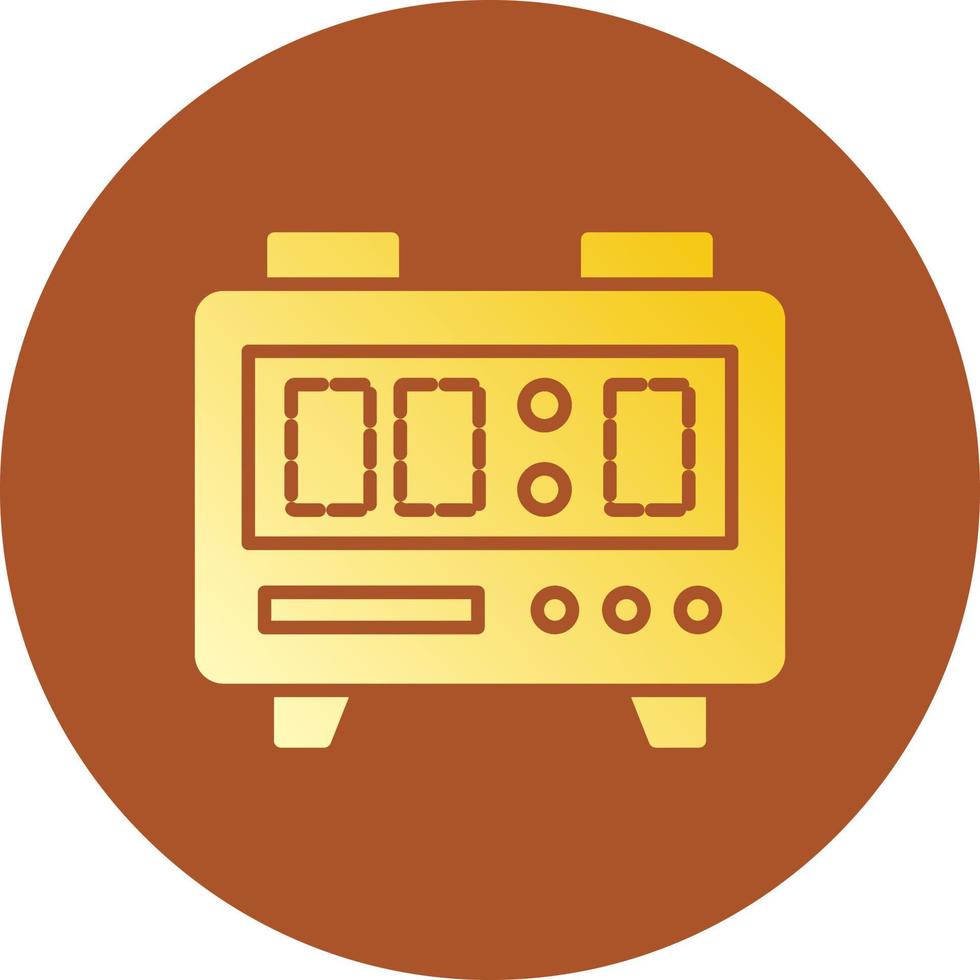 Digital Stopwatch Creative Icon Design vector