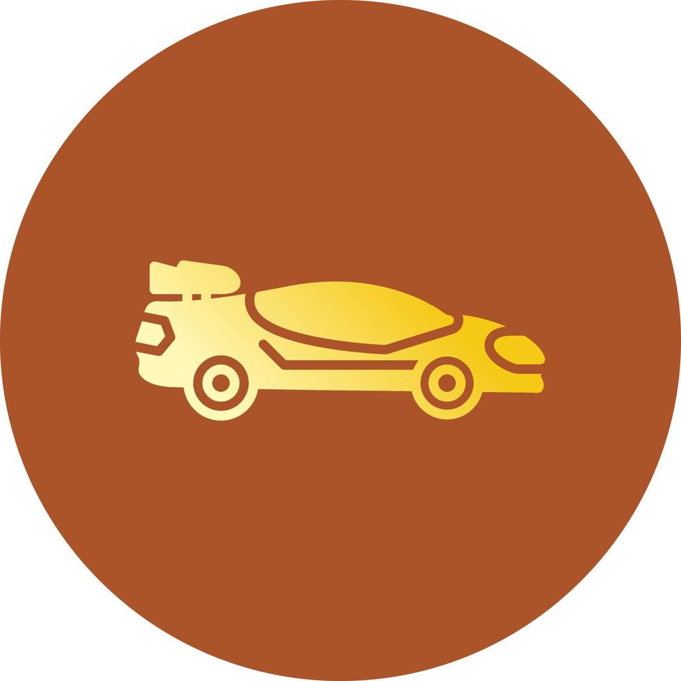 diseño de icono creativo de coche deportivo vector