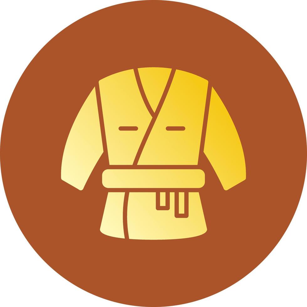 diseño de icono creativo de kimono vector