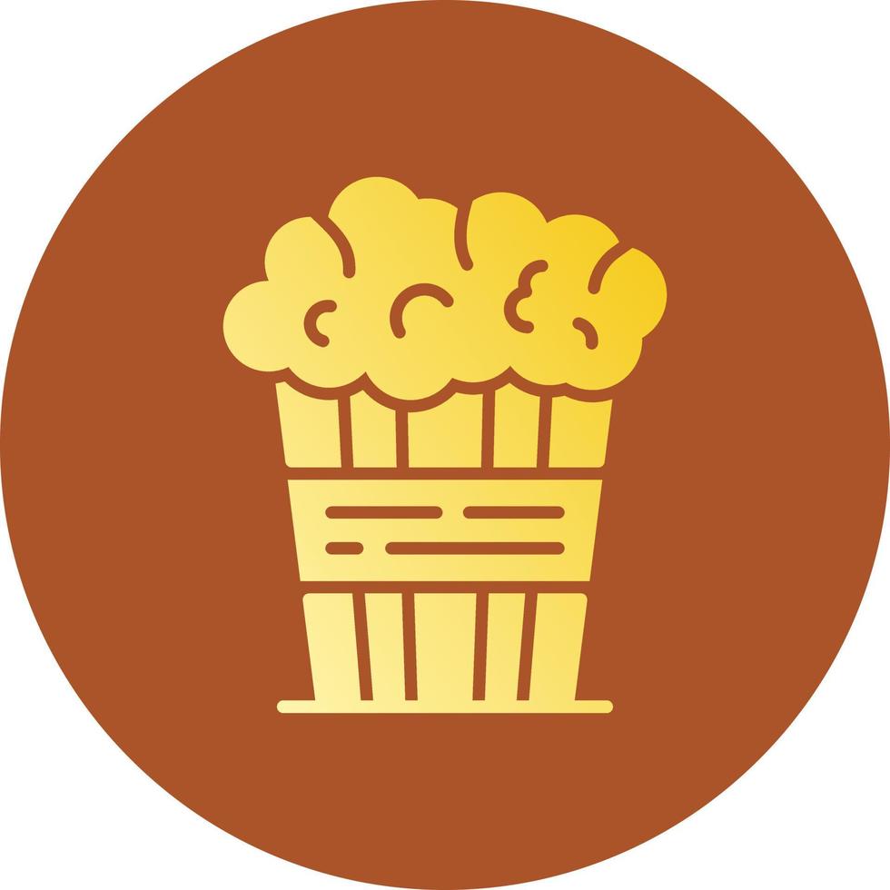 Popcorn Creative Icon Design vector