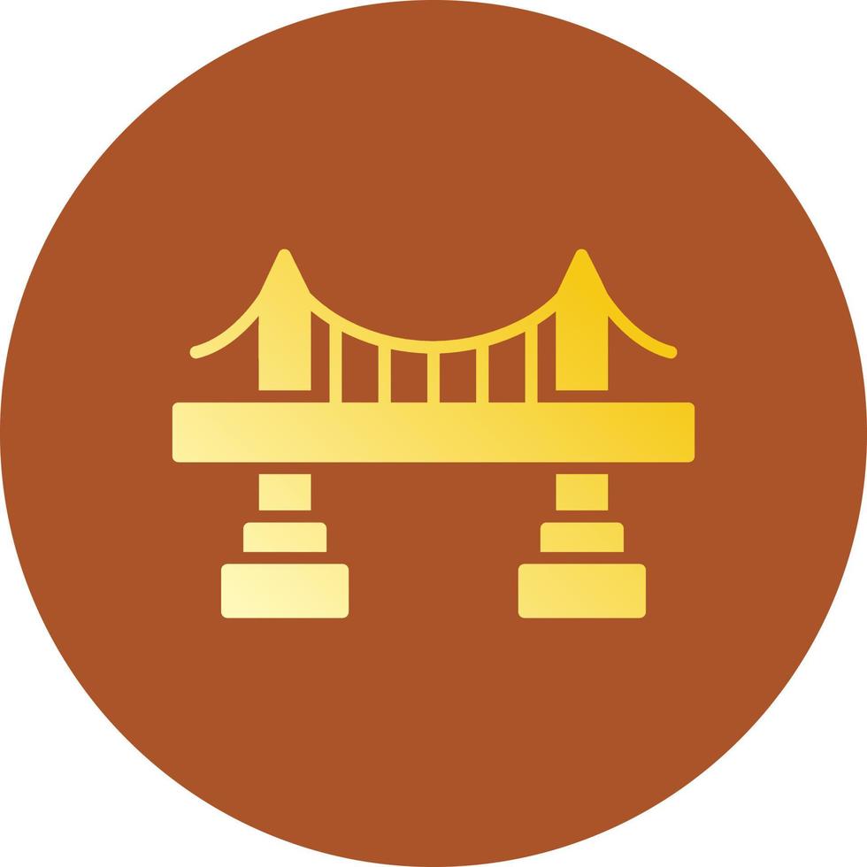 Bridge Creative Icon Design vector