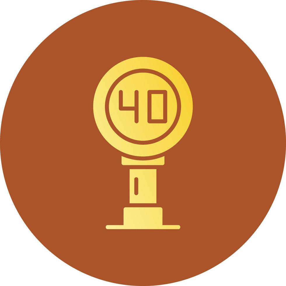 Speed Sign Creative Icon Design vector