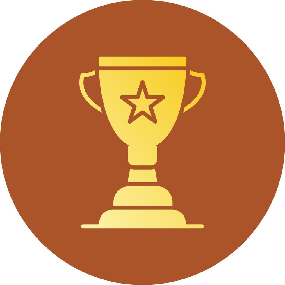 Trophy Creative Icon Design vector