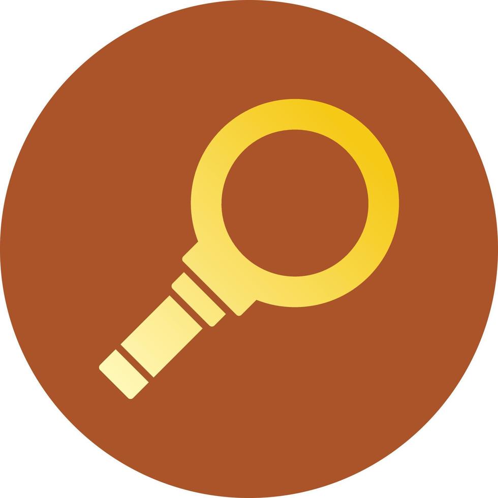 Magnifying Creative Icon Design vector