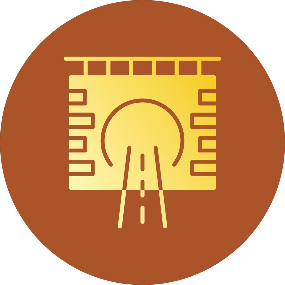 Tunnel Creative Icon Design vector