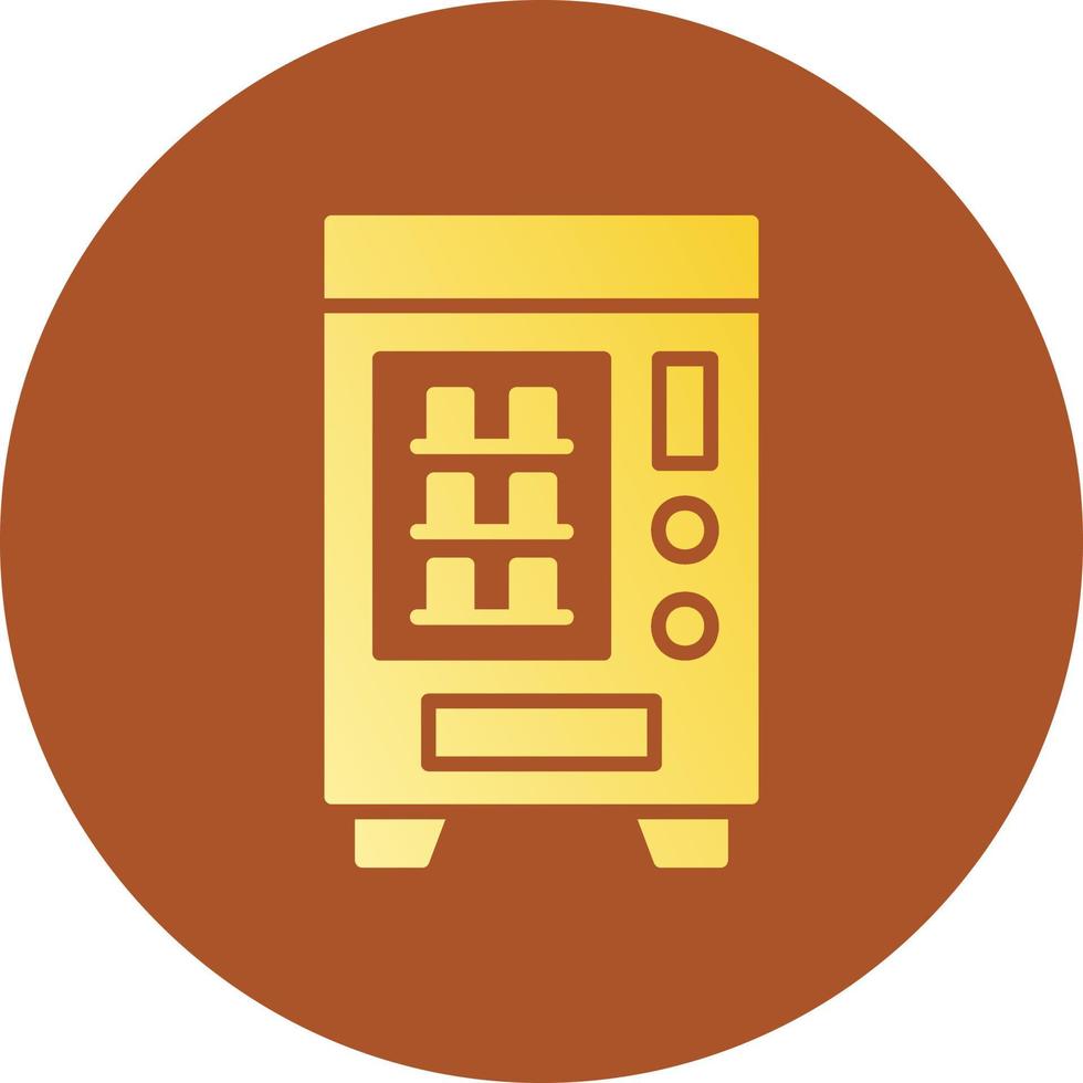 Vending Machine Creative Icon Design vector