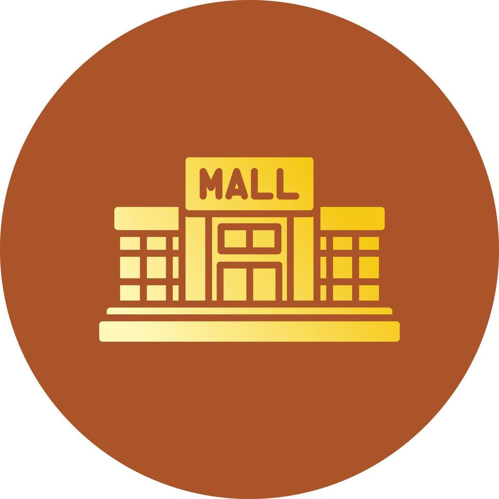 diseño de icono creativo de centro comercial vector