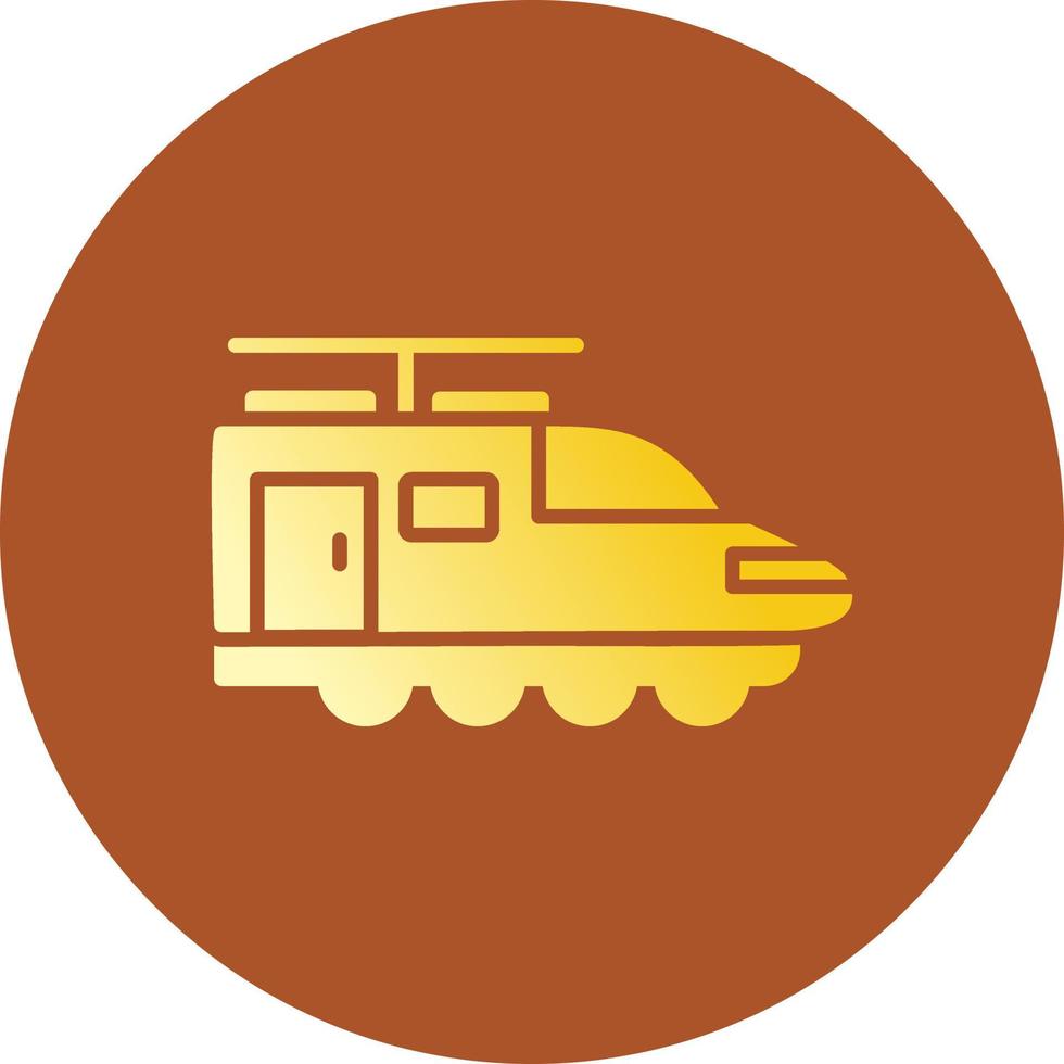 diseño de icono creativo de tren eléctrico vector