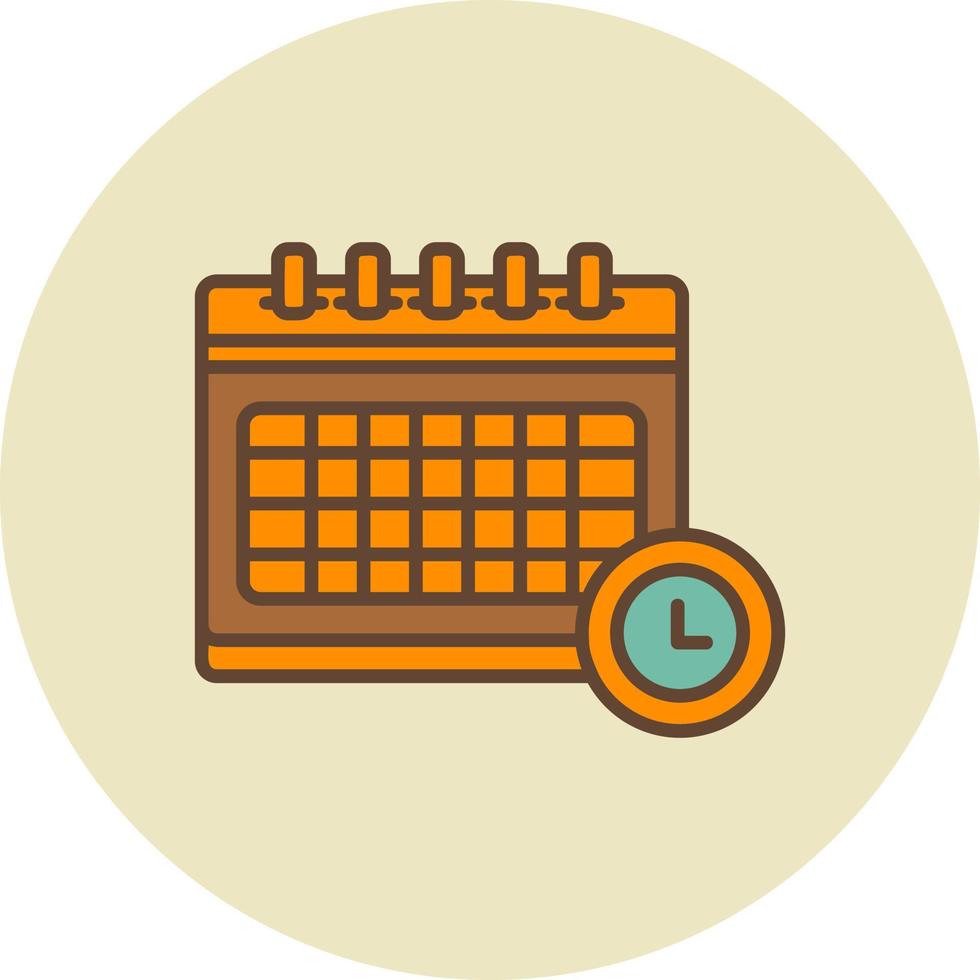 Schedule Creative Icon Design vector