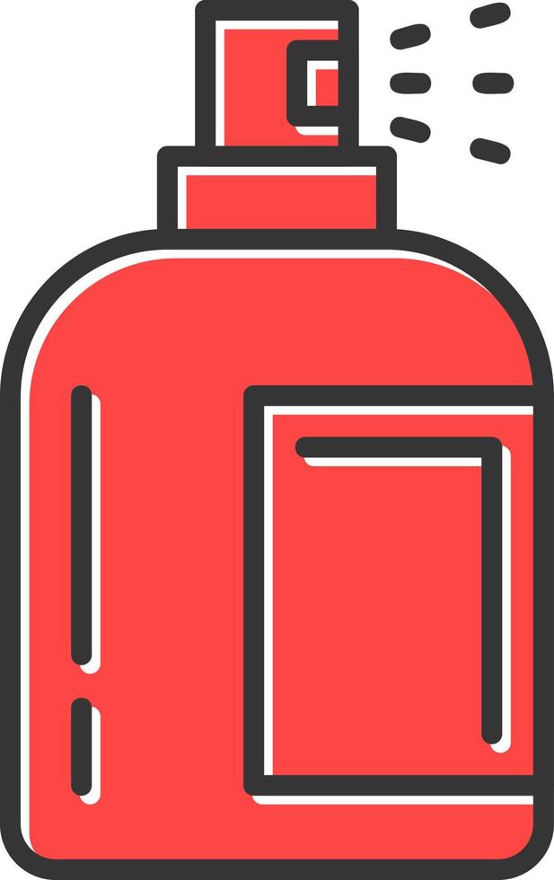 Spray Bottle Creative Icon Design vector