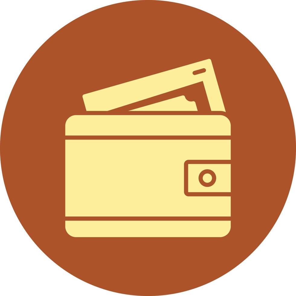 Wallet Creative Icon Design vector