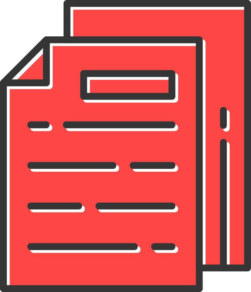Papers Creative Icon Design vector