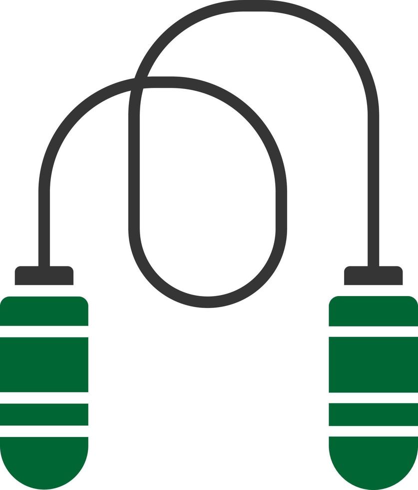 Jumping Rope Creative Icon Design vector