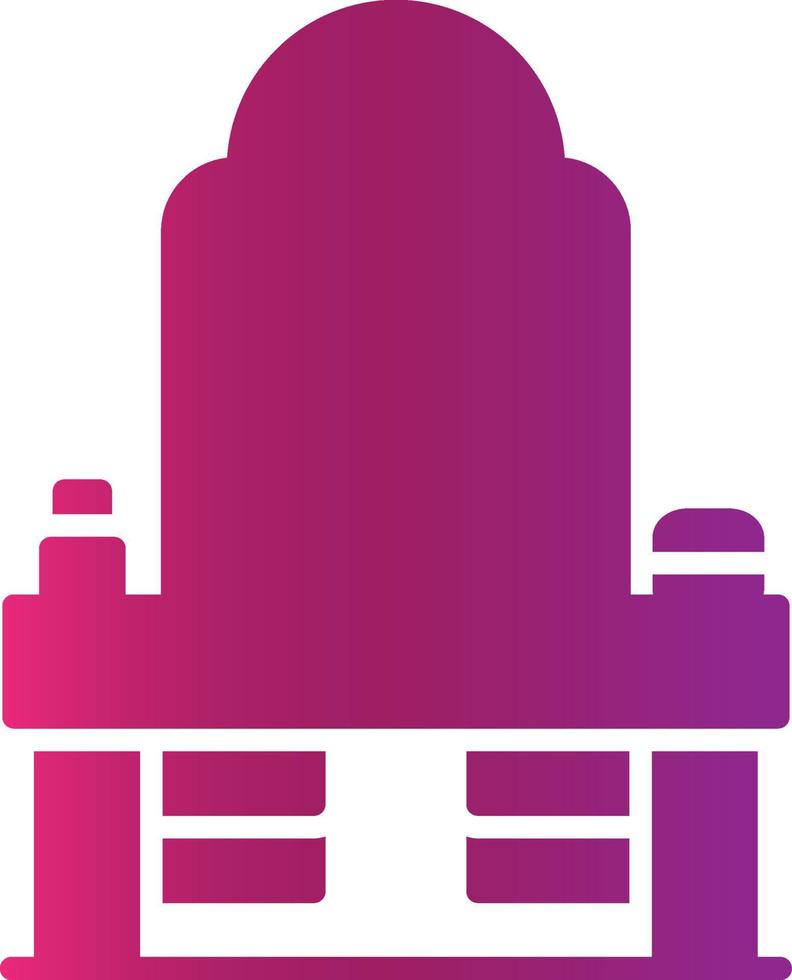 Dressing Table Creative Icon Design vector