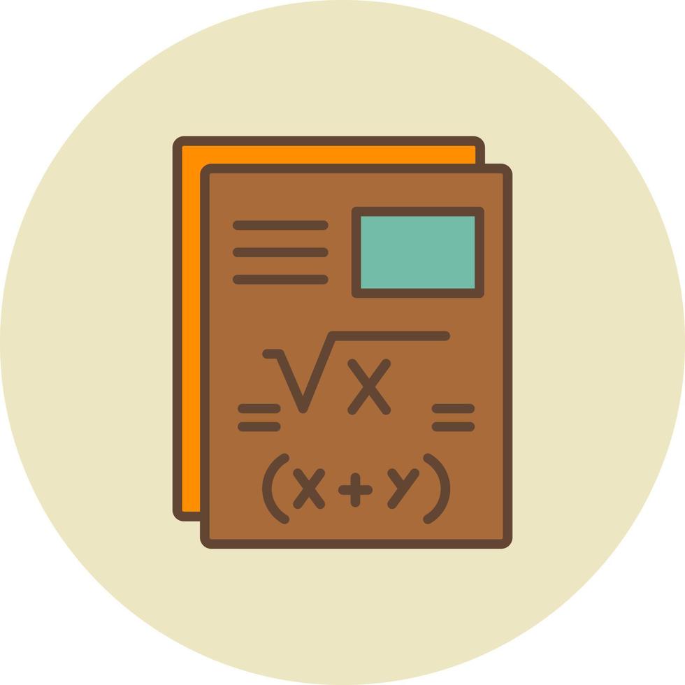 Maths Creative Icon Design vector