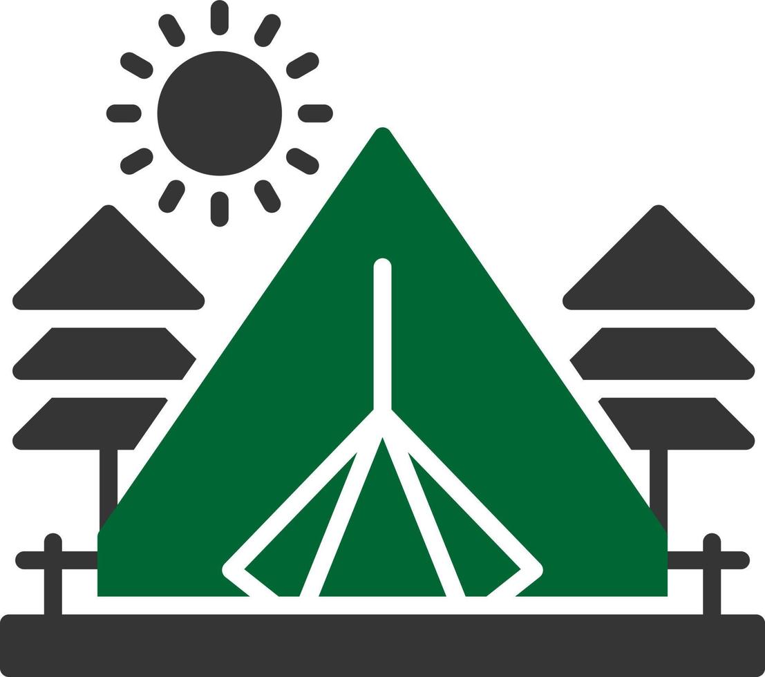 Camping Creative Icon Design vector