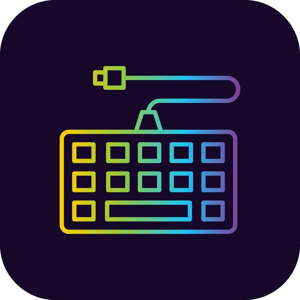 Keyboard Creative Icon Design vector