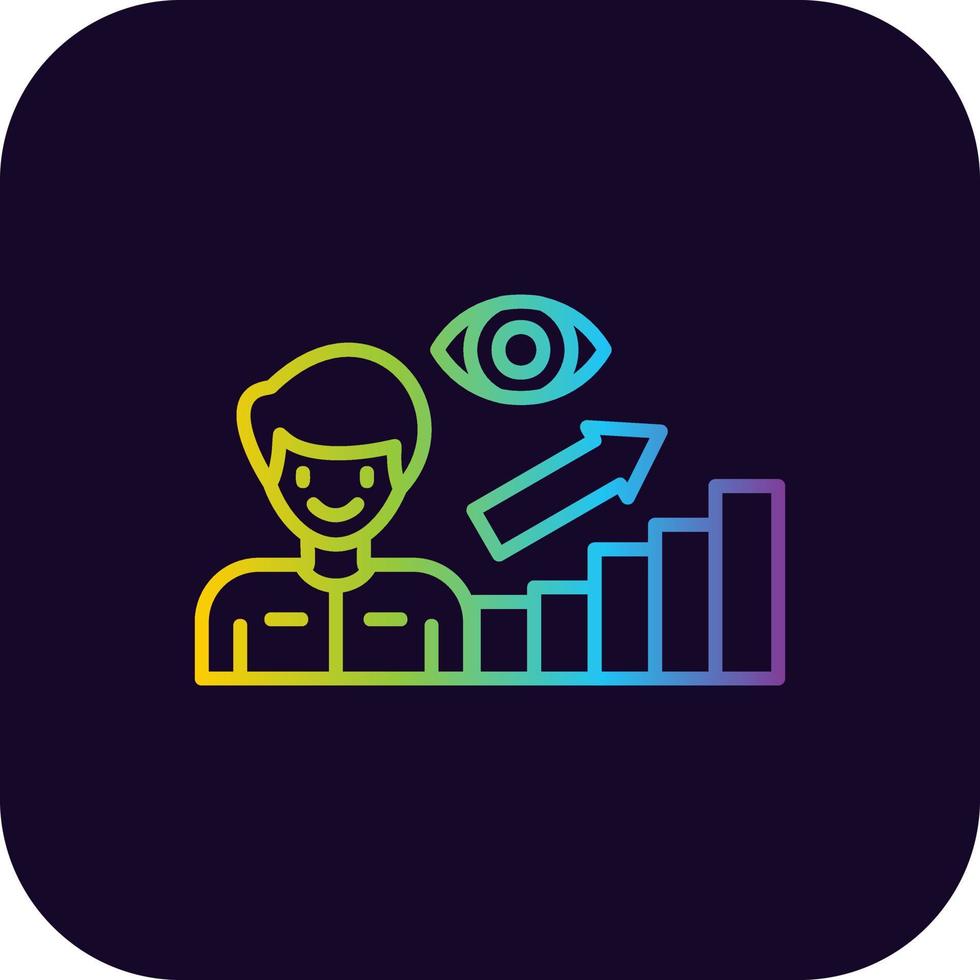 Vision Creative Icon Design vector