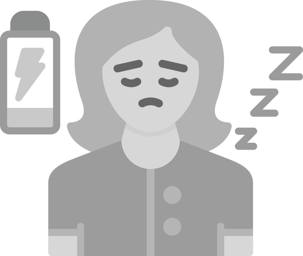 Fatigue Creative Icon Design vector