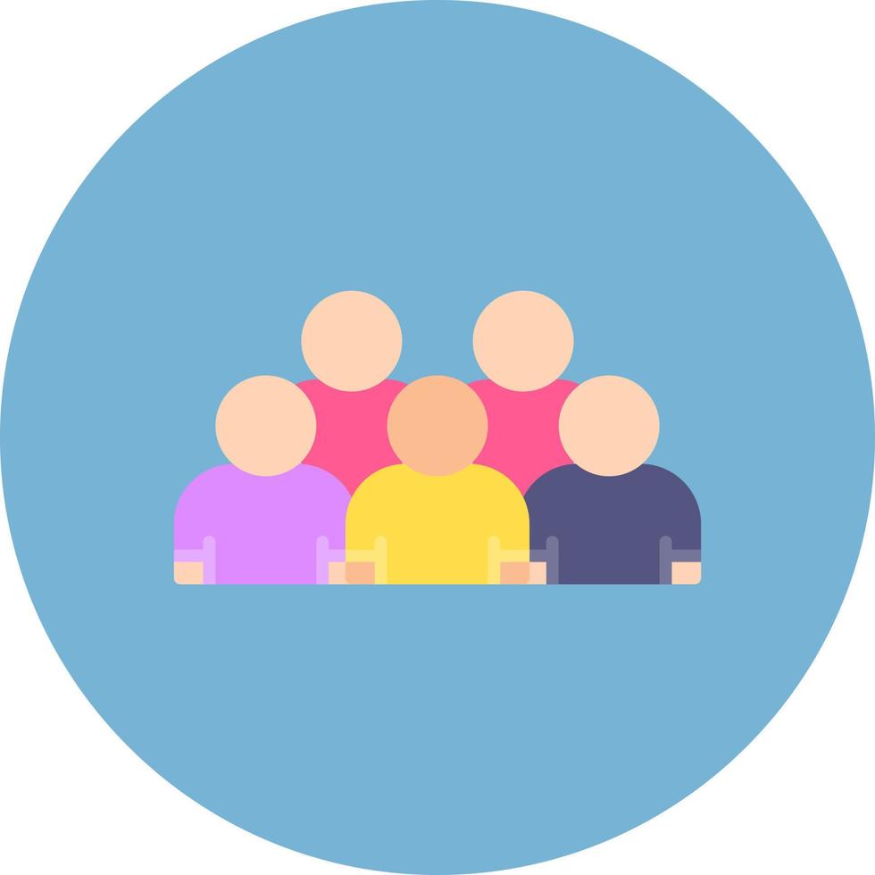 Audience Creative Icon Design vector
