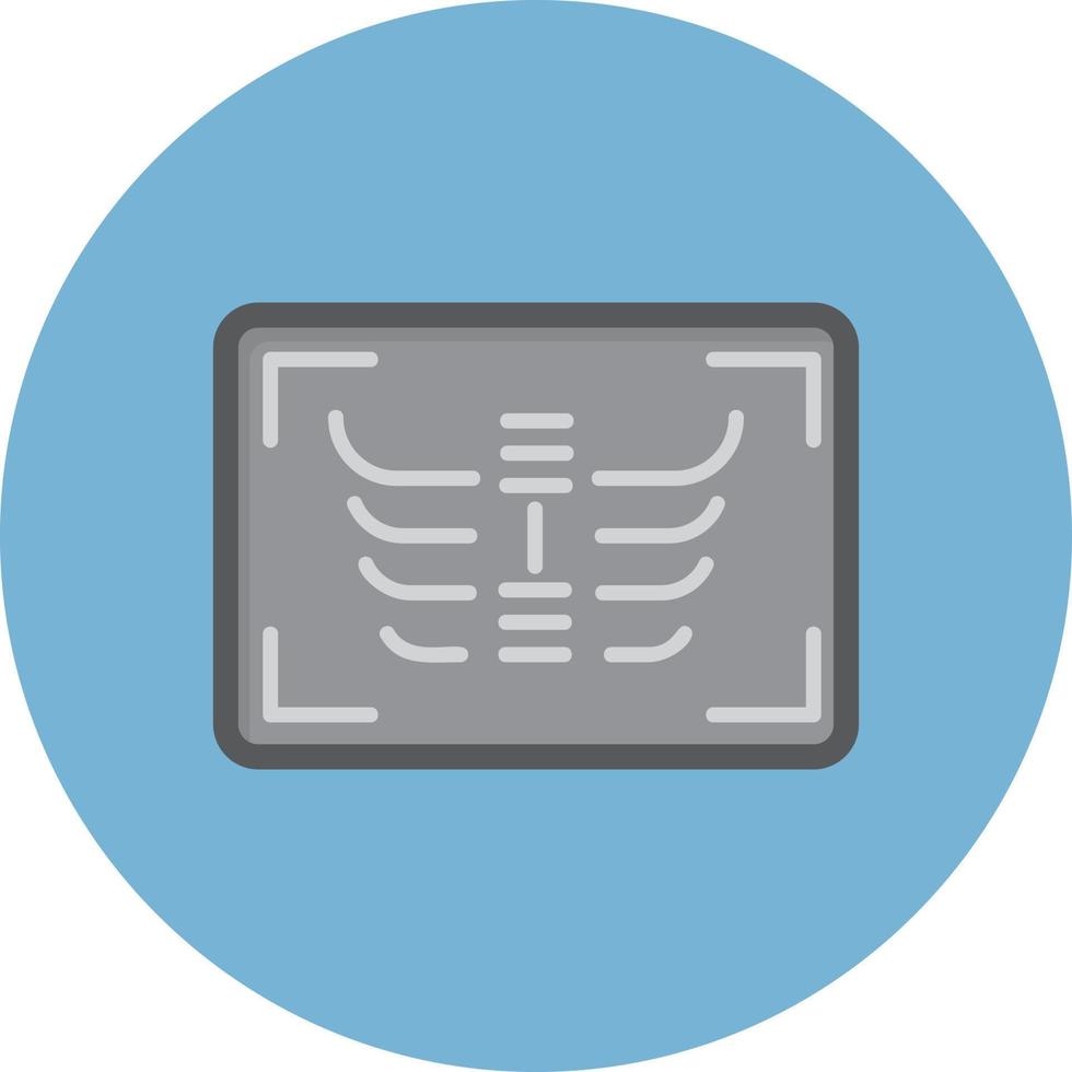 X Ray Creative Icon Design vector