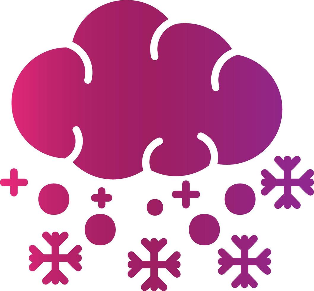 Snow Creative Icon Design vector