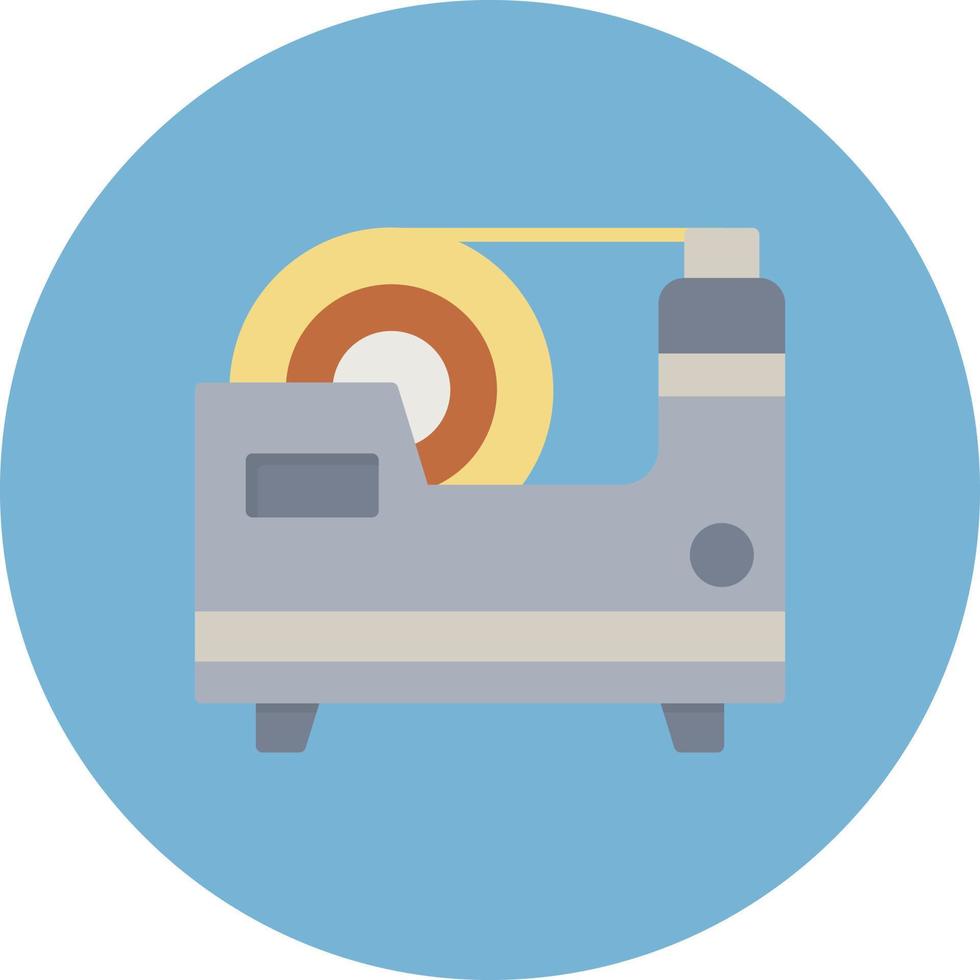 Tape Dispenser Creative Icon Design vector