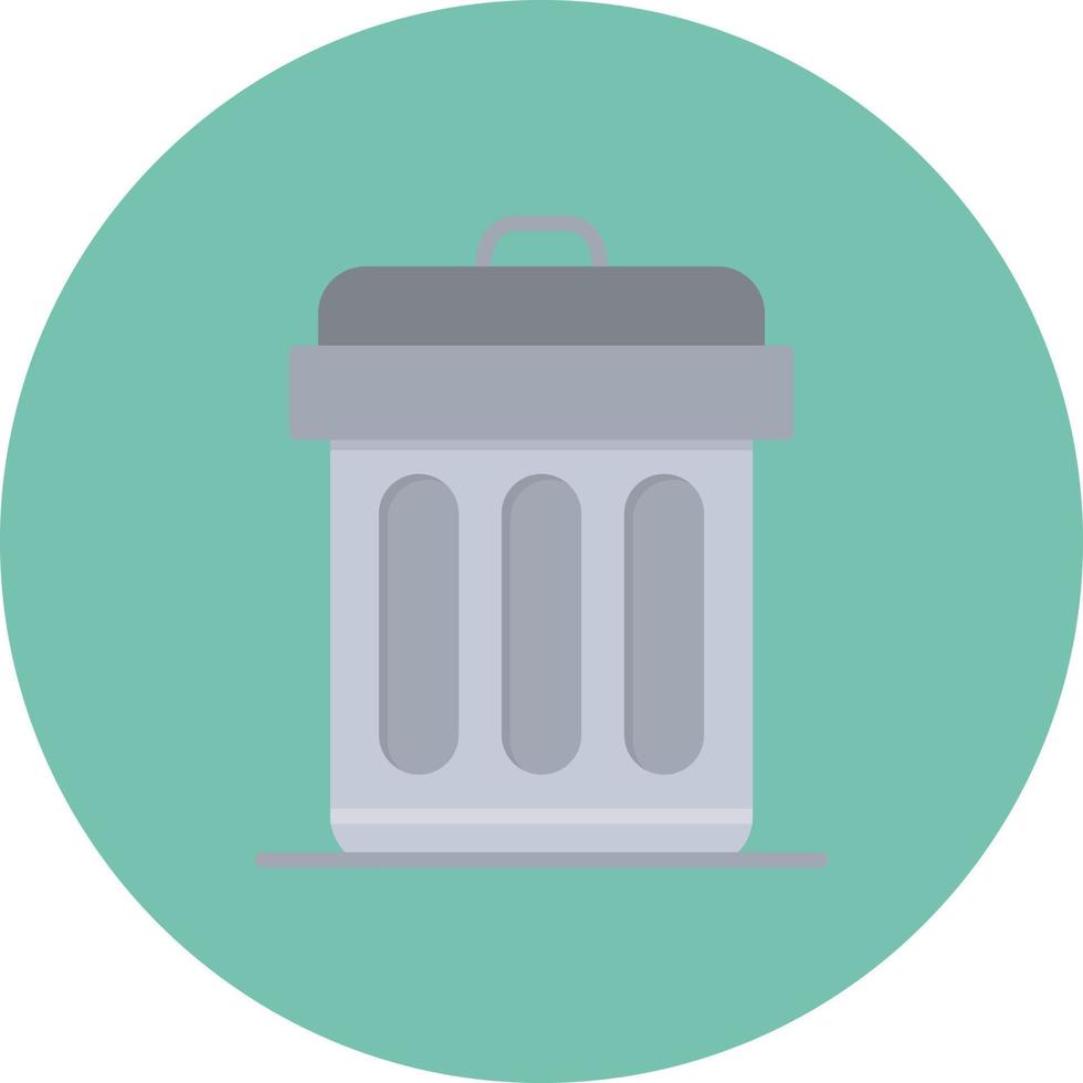 Trash Bin Creative Icon Design vector