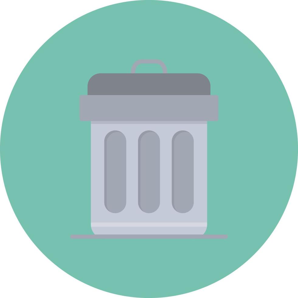 Trash Bin Creative Icon Design vector