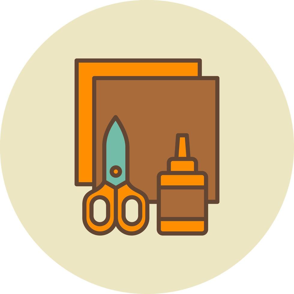 Craft Creative Icon Design vector