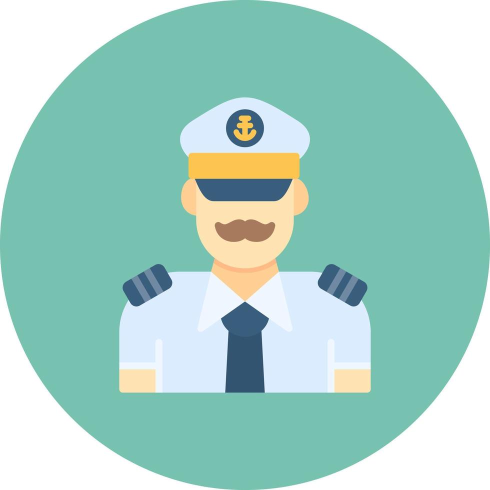 Captain Creative Icon Design vector