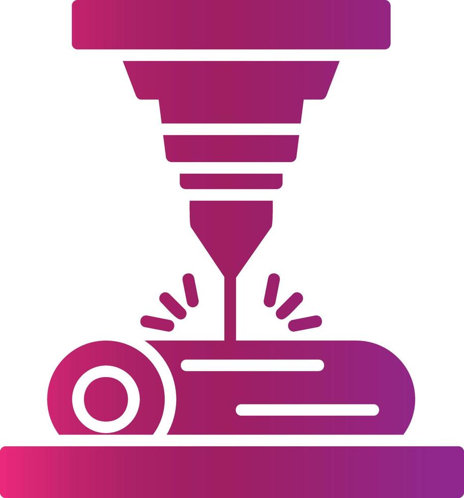 Laser Beam Creative Icon Design vector