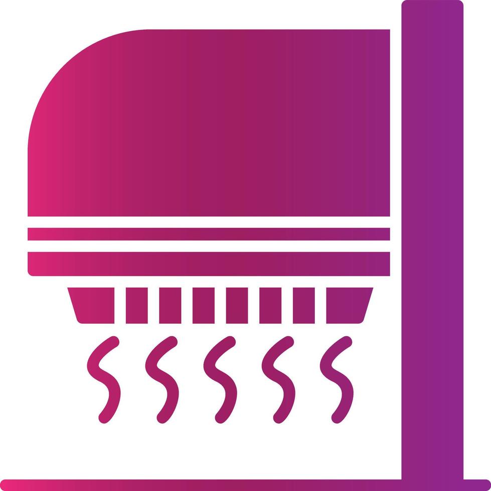 Hand Dryer Creative Icon Design vector