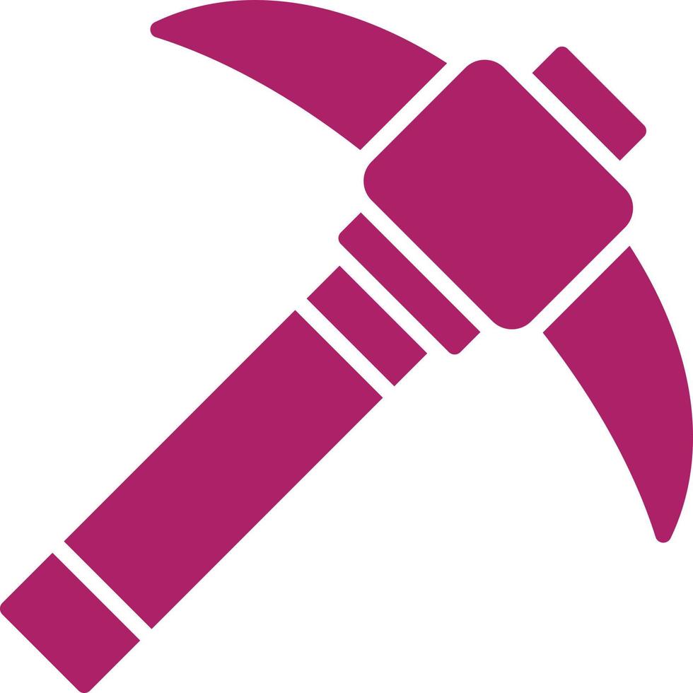 Pickaxe Creative Icon Design vector