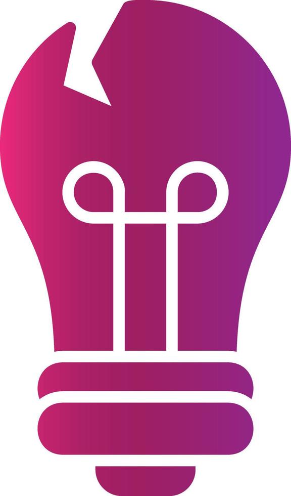 Bulb Creative Icon Design vector
