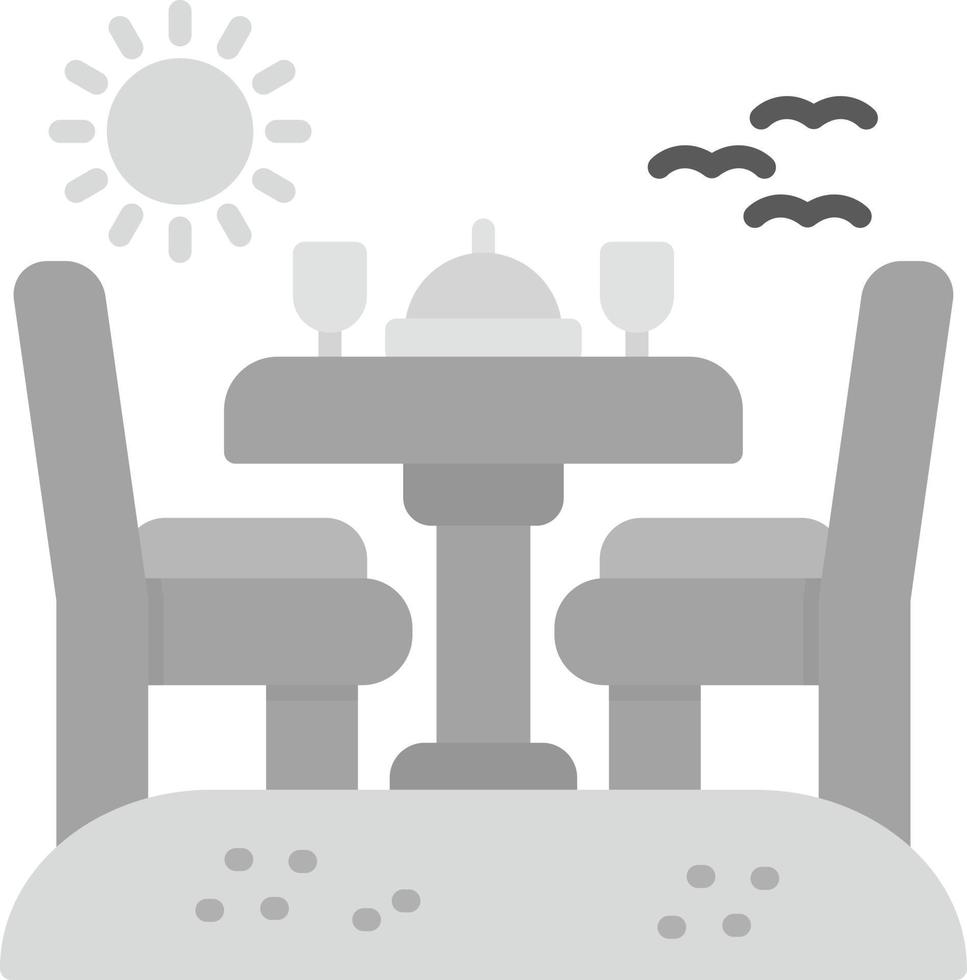 Dining Table Creative Icon Design vector