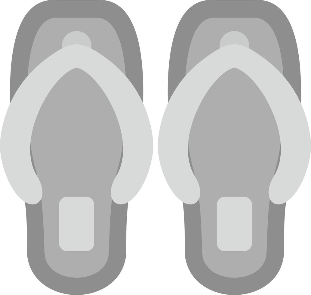 diseño de icono creativo de chanclas vector