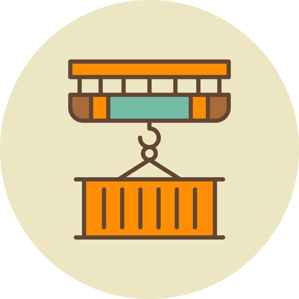 Crane Creative Icon Design vector