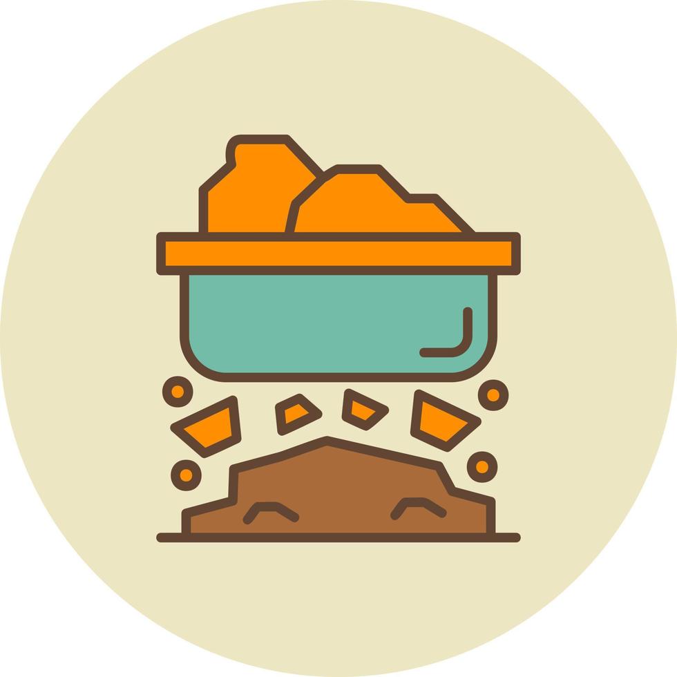 Panning Creative Icon Design vector