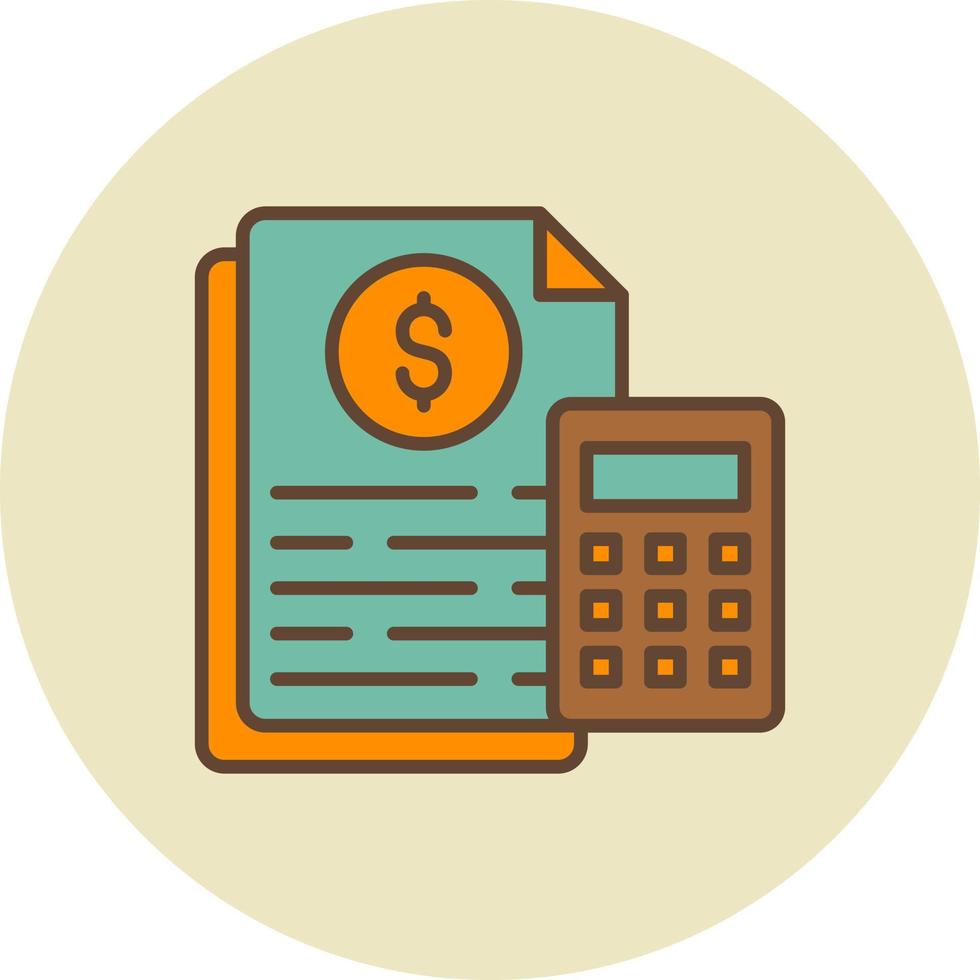 Accounting Creative Icon Design vector