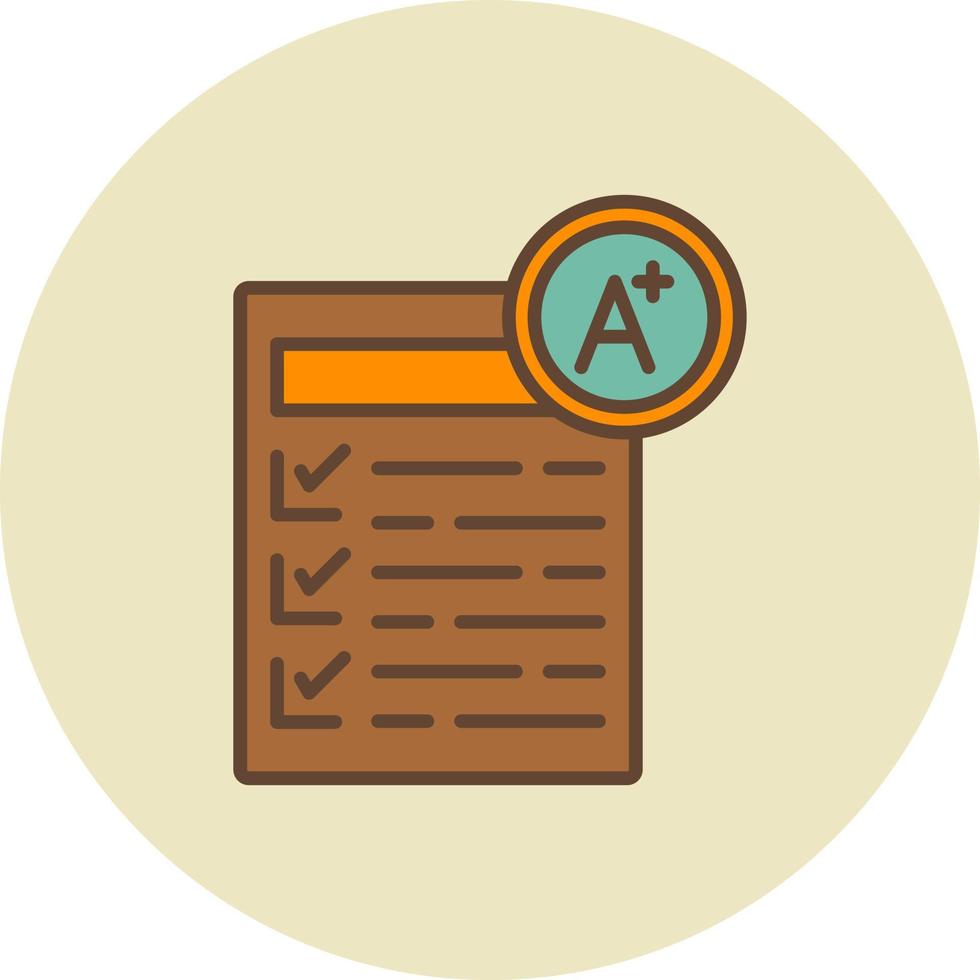 Grades Creative Icon Design vector