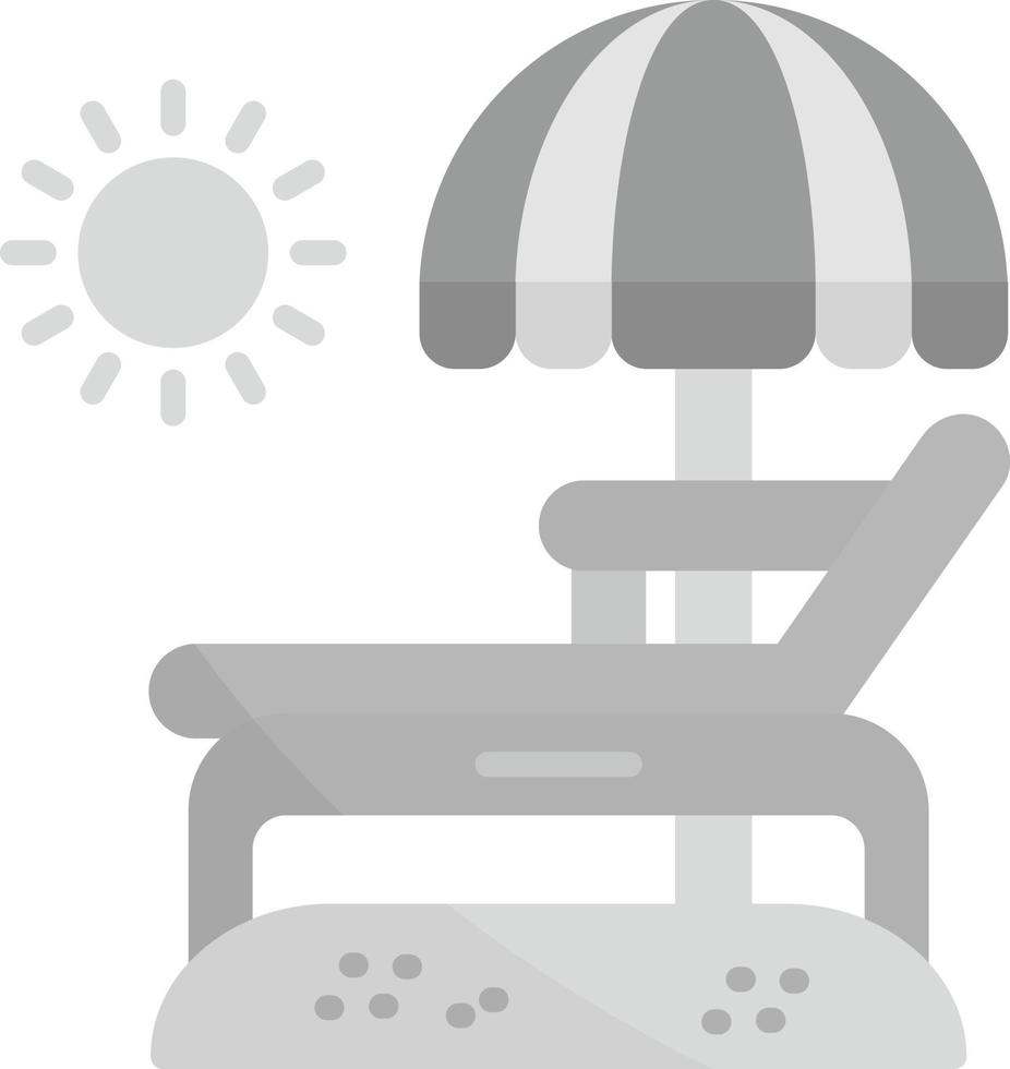 Lounger Creative Icon Design vector